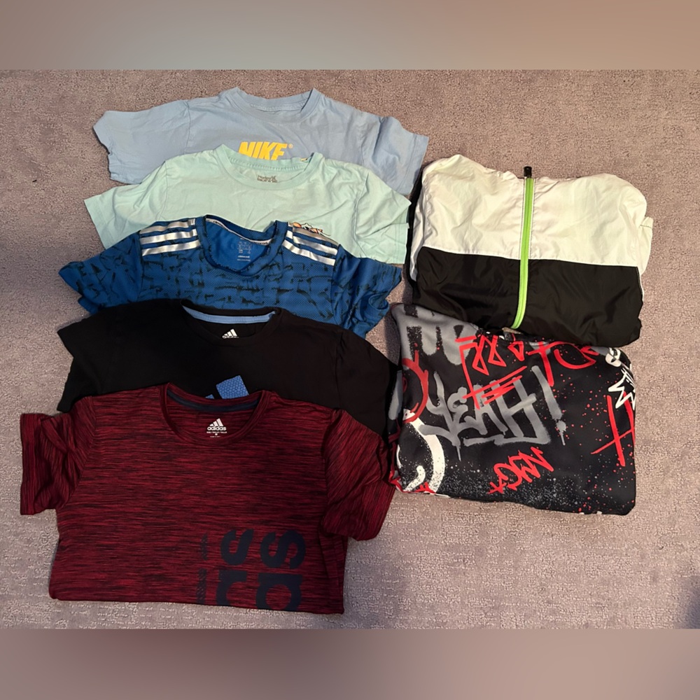 Boys shirts, sweater, jacket